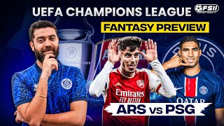 ARS vs PSG Dream11 Team Arsenal vs PSG UEFA Champions League ARS vs PSG Dream11 Prediction [upl. by Artie]