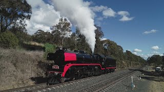 R766 THE PICNIC TRAIN from Murrurundi to Werris Creek and around first up Great Dividing Range [upl. by Nybor594]