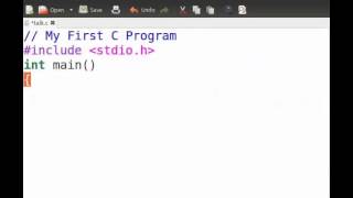 First C Program  EnglishUSA [upl. by Clancy]