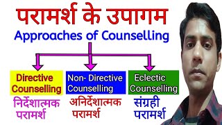 Approaches Of Counselling  Directive NonDirective Eclectic Counselling  Mission One Way [upl. by Evangelin731]