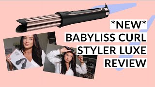 BaByliss Curl Styler Luxe Review How To Use  Beginner Friendly Curler  Emily Lucy Rajch [upl. by Hale]