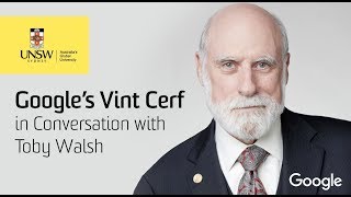 Googles Vint Cerf  in Conversation with Toby Walsh [upl. by Oivat431]