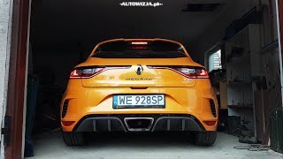 Renault MEGANE RS TCe 280 EDC sound exhaust sound revs cold start launch control [upl. by Naryb]