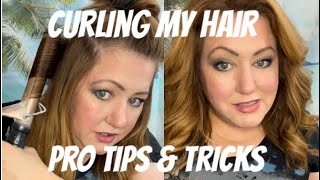 Curling My Hair  Pro Tips amp Tricks [upl. by Mahmud]