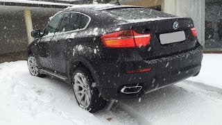 BMW X6 xDrive40d Exerieur in Snow ❄️ [upl. by Ecnerual257]