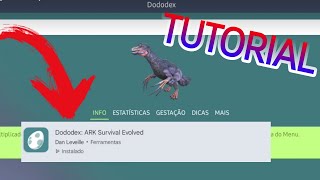 COMO USAR O APP DODODEX RECEITAS🤪 do ARK SURVIVAL EVOLVED MOBILE [upl. by Knox]