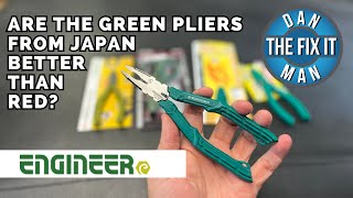 MORE TOOLS FROM JAPAN ENGINEER PH55 SCISSORS PZ32 amp PZ77 SCREW EXTRACTOR PLIERS GREEN HANDLES [upl. by Feledy842]