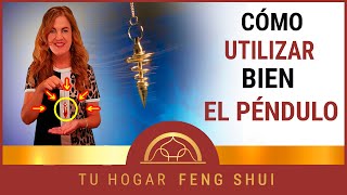 ✔ CÓMO USAR EL PENDULO 🌟 de RADIESTESIA en FENG SHUI ㊗️ [upl. by Clarita170]