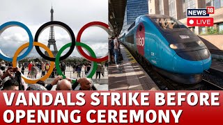 Olympics 2024 Opening Ceremony LIVE  Vandals Attack Frances Highspeed Rail  France News  N18G [upl. by Atiuqal331]