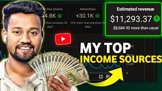 How Much I Earn My Top Income sources [upl. by Moise]