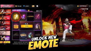 New Faded Wheel Event Free Fire  Unlock Pushpa 2 Emote  Ff New Event Today  Free Fire New Event [upl. by Rica]