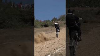 Wheelying an Insane 1000cc 2 Stroke Dirt Bike hillclimbracing [upl. by Jarib]