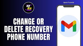 How To Change Or Delete The Recovery Phone Number In Gmail [upl. by Haron]