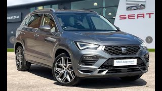 Used SEAT Ateca 15 TSI EVO FR Sport DSG Euro 6 ss 5dr  Crewe SEAT amp CUPRA [upl. by Nerrak960]