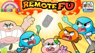 The Amazing World of Gumball Remote Fu  Fight for your Right to Watch TV Cartoon Network Games [upl. by Yardna909]