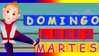 Domingo Lunes Martes Sunday Monday Tuesday  Canciones infantiles en Español  ChuChu TV [upl. by Fini917]