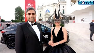 Lady Gaga GOES GLAM at ‘Joker Folie à Deux’ Venice Film Festival Premiere [upl. by Leuqram]