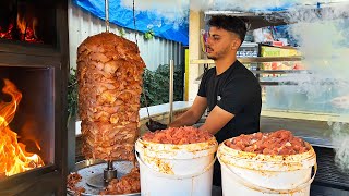 Doner Kebab Recipe from Start to Finish from a 20YearOld Doner Master  Turkish Street Food [upl. by Zetrauq]