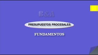 Presupuestos Procesales Código Procesal Civil [upl. by Kellina501]