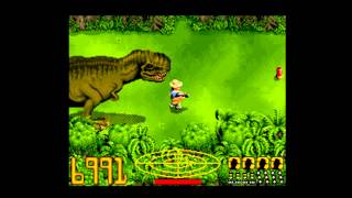 SNES Jurassic Park  TRex Trample [upl. by Grondin]