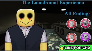 The Laundromat Experience 👕 All Ending Full Walkthrought Roblox [upl. by Tilney]