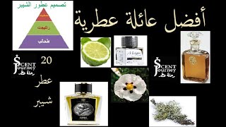 عوائل العطور  أفضل عائلة عطرية  20 عطر  20 Chypre Fragrances  عطور الشيبر [upl. by Ybur]