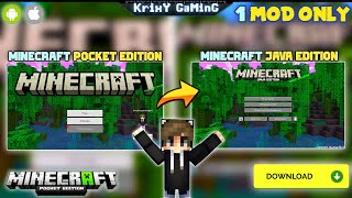 1 MOD TURN YOUR MCPE INTO JAVA EDITION  BEST ADDON TO CONVERT MINECRAFT PE INTO JAVA EDITION [upl. by Irrem]