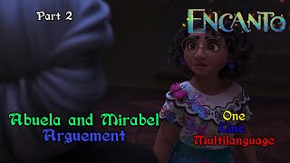 Encanto  Abuela and Mirabel Argument OneLine Multilanguage  Part 2 [upl. by Paulsen152]