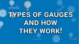 The MOST COMMON types of Pressure Gauges and how they work [upl. by Ethbun]