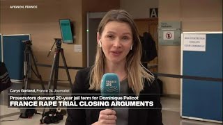 Prosecutors seek up to 15year terms for defendants in French mass rape trial • FRANCE 24 English [upl. by Alletneuq]