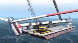 Offshore Wind Turbine Installation [upl. by Erdei470]