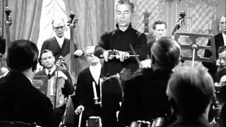 1965 Mozart Clouzot Karajan Menuhin K219 Adagio répétition [upl. by Egreog]