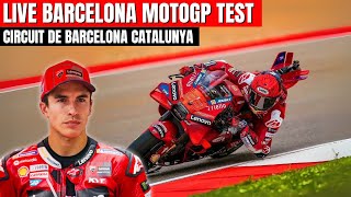 Live MotoGp Today Barcelona Test  Marc Marquez Ducati Corse 2025 [upl. by Madancy]