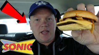 Sonic Fritos Chili Cheese Jr Burger Reed Reviews [upl. by Saloma]