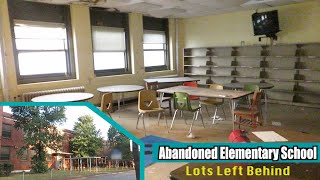 Exploring an Abandoned Elementary School with lots Left Behind [upl. by Ashti]