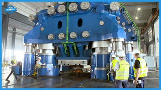 GIANT FORGING PRESS Large Bevel Gear Machining Process And Forging Machines In Working [upl. by Ived]