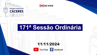 171ª Sessão Ordinária da 4ª Sessão Legislativa da 19ª Legislatura [upl. by Reine]