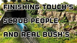 Finishing Touches Building A Model Railway Part 5  Trees Bushs Scrub Foliage And Figures [upl. by Eelyram]