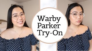 WARBY PARKER HOME TRY ON REVIEW 👓📦 Lilah Xiong [upl. by Anelis]