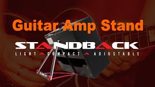 Standback Guitar Amp Tilt Back Stand at NAMM 2018  MikesGigTV [upl. by Lontson]