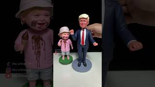 From Clay to Bobblehead ：Cute Character and Donald Trump [upl. by Marlene]