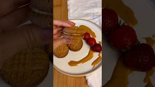 Healthy 3Ingredients Peanut Butter Cookies [upl. by Namra]