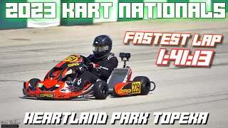 125cc Shifter Kart  2023 Heartland Motorsports Park 14113 4K [upl. by Ytsanyd]