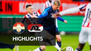 Highlights Willem II  AZ  Eredivisie [upl. by Sifan]