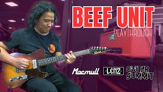 PERF DE CASTRO  Beef Unit  Guitar Playthrough  Guitar Summit 2023 [upl. by Enyaj638]