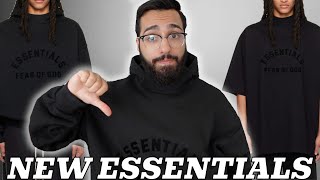 FEAR OF GOD ESSENTIALS BLACK COLLECTION 2023 REVIEW AND SIZING [upl. by Stuckey]