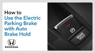 How to Use the Electric Parking Brake with Auto Brake Hold [upl. by Leslee525]