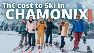 The Cost to Ski for 2 Days in the French Alps  The price of skiing in Chamonix France 4K [upl. by Ladnar612]