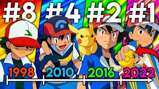 Wie Ash Ketchum zum Champ wurde  Alle 8 Pokemon Ligen Erklärt [upl. by Llebasi248]