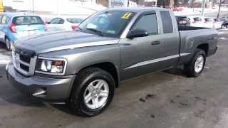 2011 DODGE DAKOTA EXTENDED CAB BIG HORN 4X4 MINERAL GRAY METALLIC CLEAROCAT [upl. by Brottman]